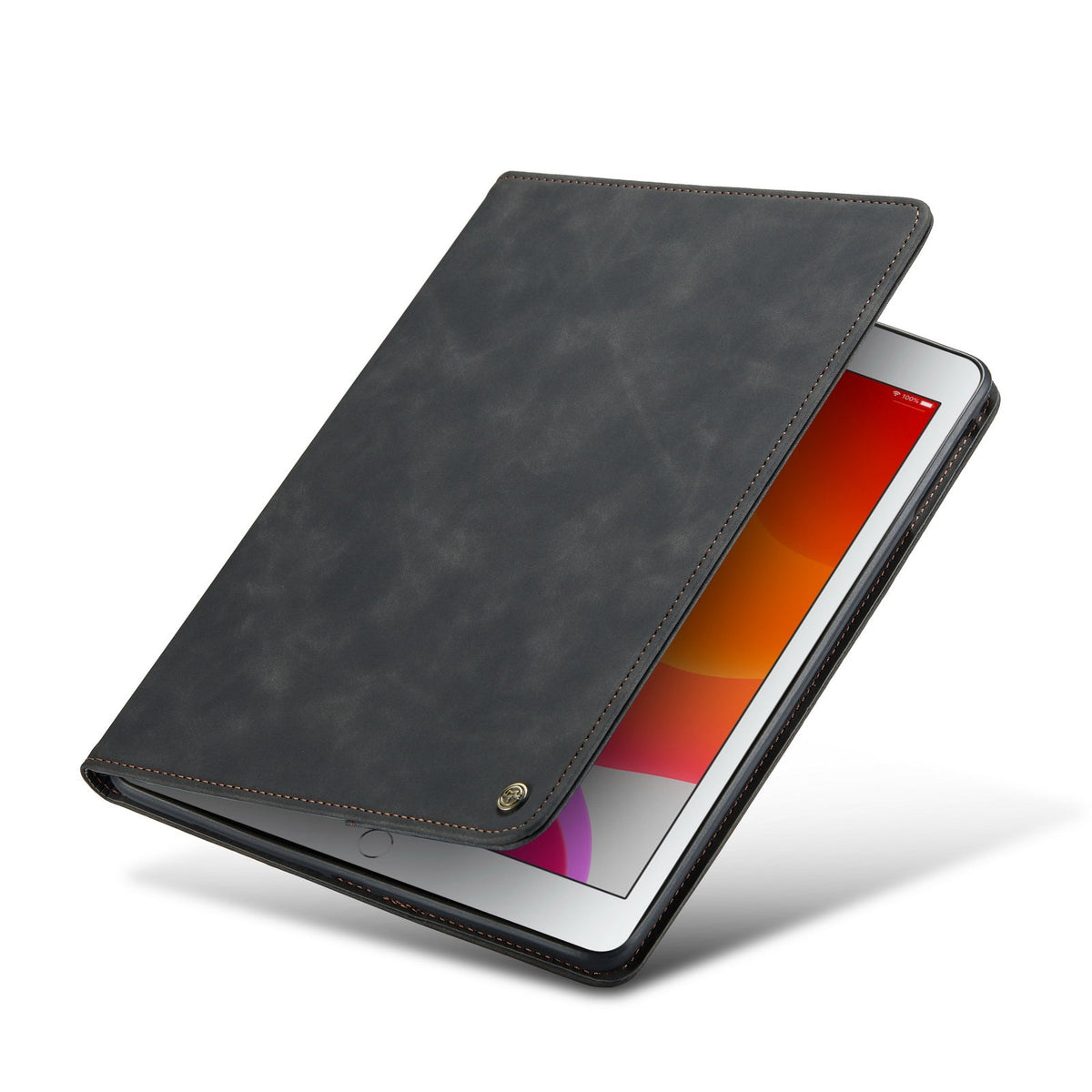 Apple iPad Pro 9.7 (2016) Tablethoes - Charcoal Gray - Bookcase