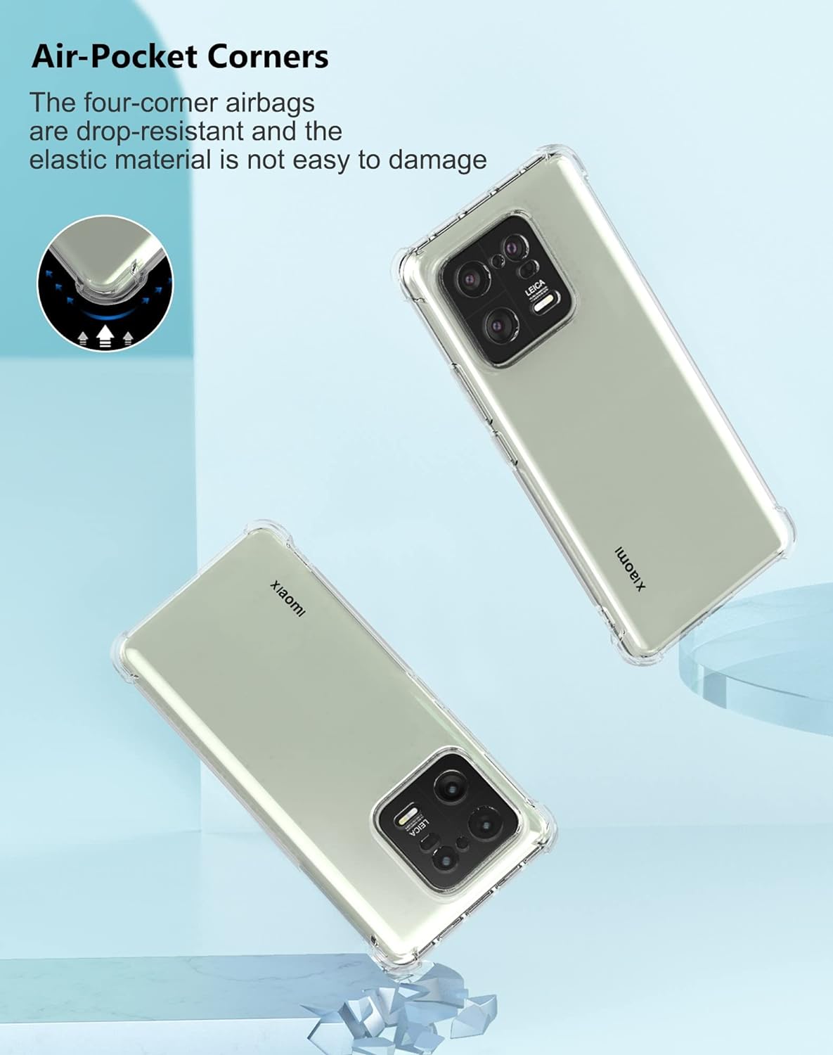 Xiaomi 13 Pro Hoesje - Transparant - Anti-Shock Back Cover