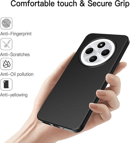 Xiaomi Redmi 14C Hoesje - Zwart - Siliconen Back Cover