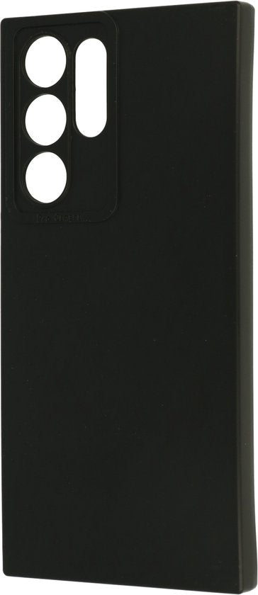 Samsung Galaxy S22 Ultra Hoesje - Zwart - Siliconen Back Cover met Camerabescherming