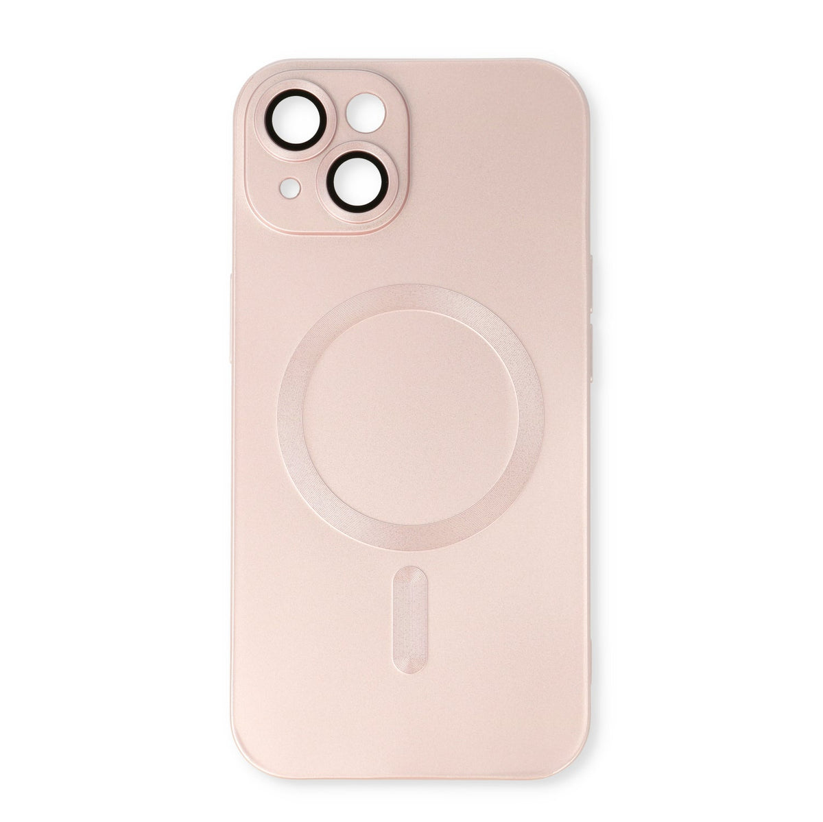 Apple iPhone 15 Hoesje - Roze - Matte Siliconen MagSafe Back Cover