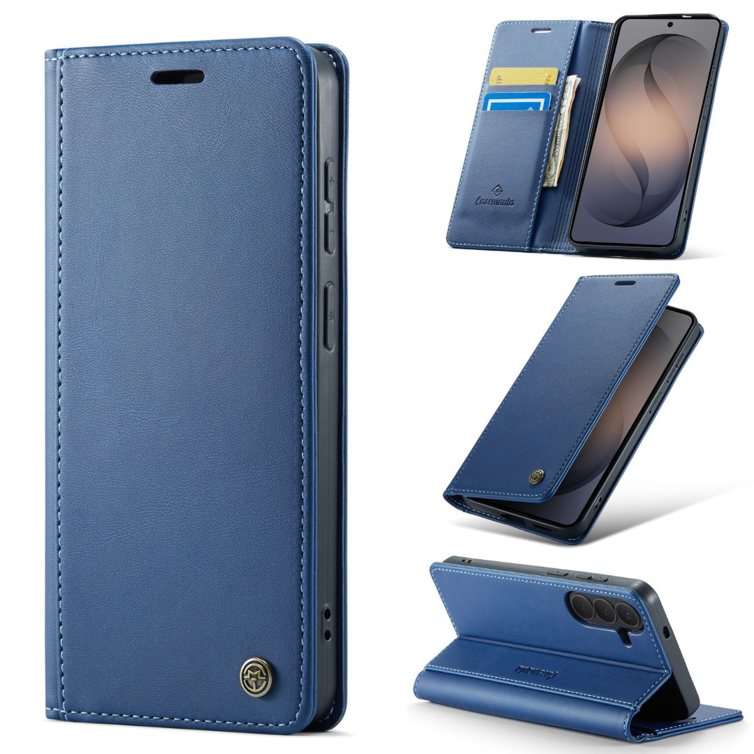 Samsung Galaxy S26 FE Hoesje - Navy Blue - Dunne Bookcase
