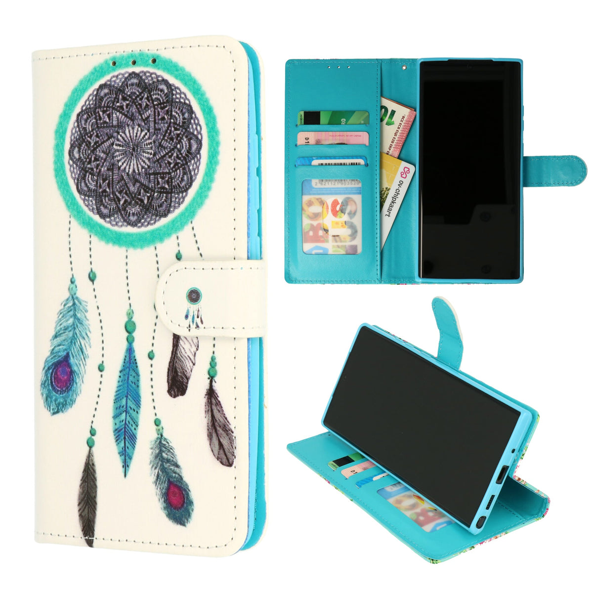 Samsung Galaxy A14 4G Hoesje - Dromenvanger - Print Bookcase