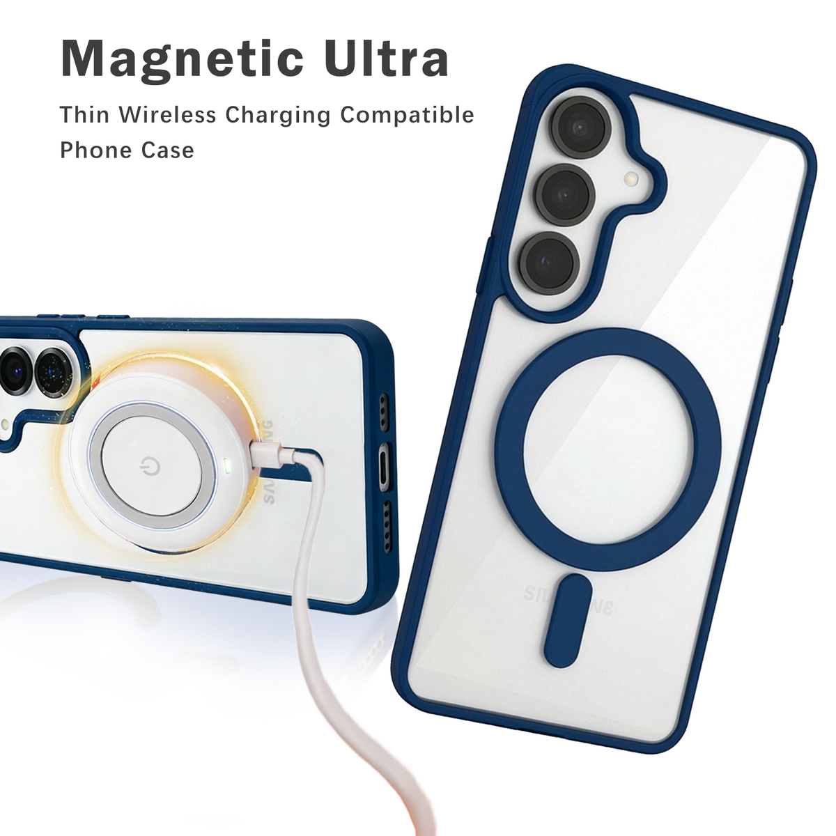 Samsung Galaxy S26 Hoesje - Blauw - Bumper MagSafe Back Cover