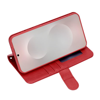 Samsung Galaxy S10e Hoesje - Rood - Luxe Bookcase met Rits