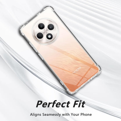 Oppo Reno 12 FS Hoesje - Transparant - Anti-Shock Back Cover