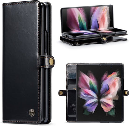 Samsung Galaxy Z Fold 3 Hoesje - Charcoal Gray - Dunne Bookcase