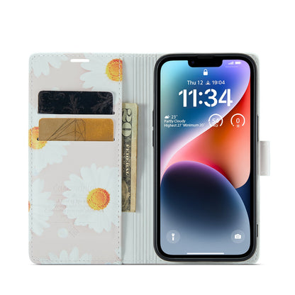 iPhone 14 Hoesje - Daisy - Portemonnee Bookcase