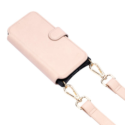 Apple iPhone 14 Hoesje - Roze - CM Amsterdam Back Cover met Telefoonkoord