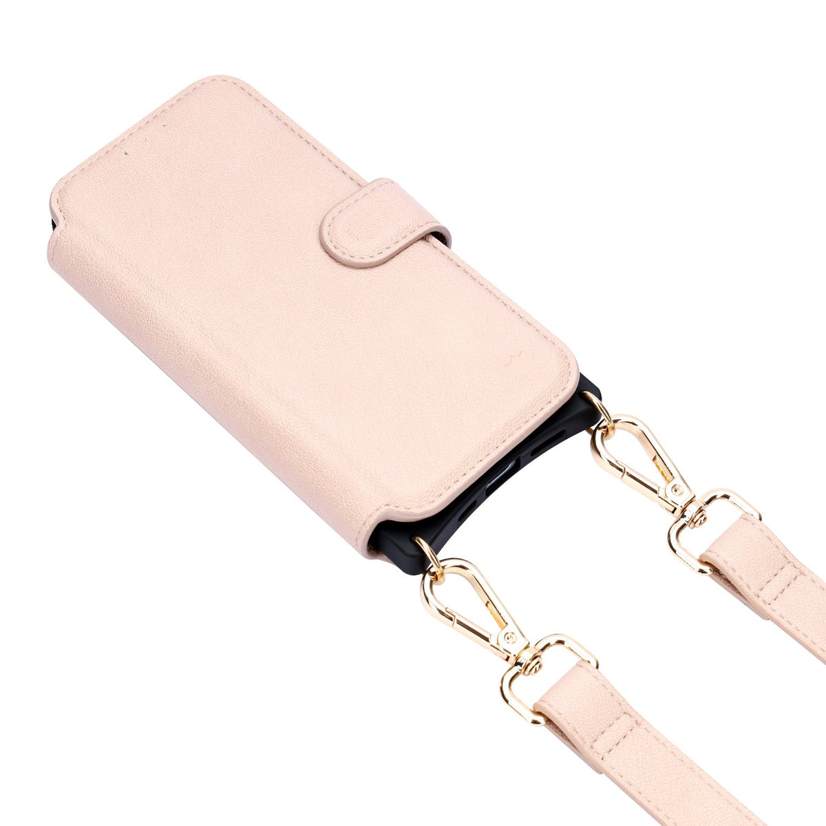 Apple iPhone 13 Case - Pink - CM Amsterdam Back Cover with Phone Strap