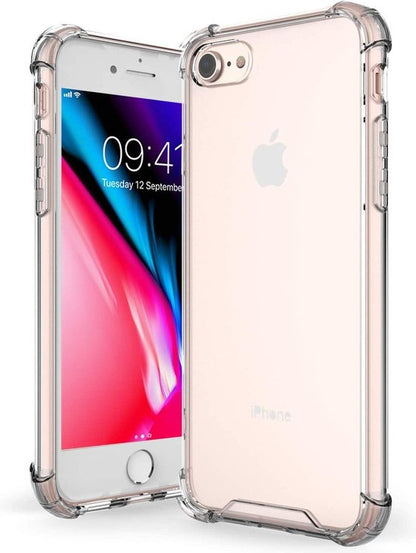 Apple iPhone SE (2020) Hoesje - Transparant - Anti-Shock Back Cover
