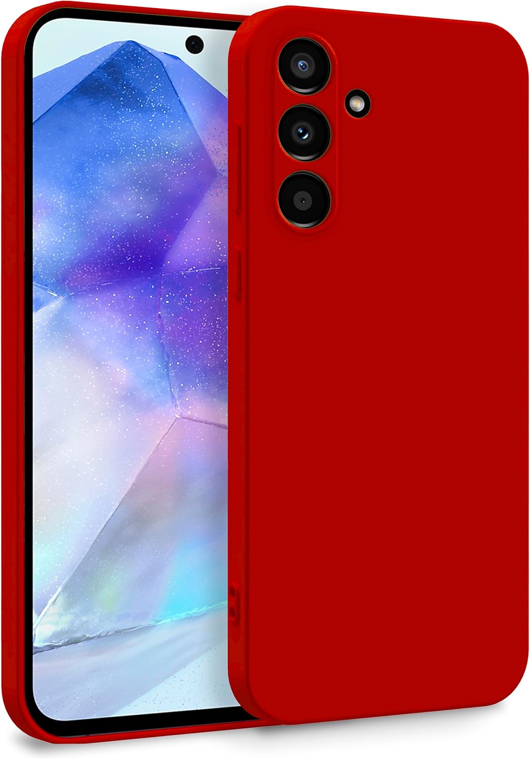 Samsung Galaxy A56 Hoesje - Rood - Liquid Siliconen Back Cover