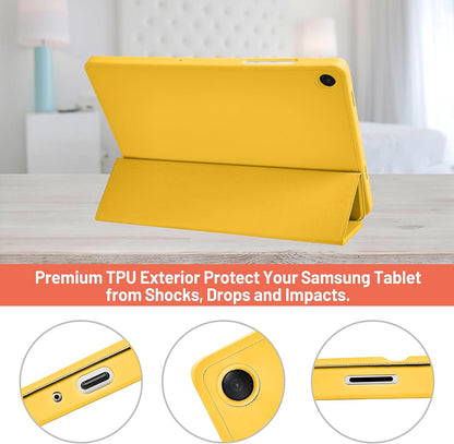 Samsung Galaxy Tab A11 Plus Tablethoes - Geel - Smart Cover