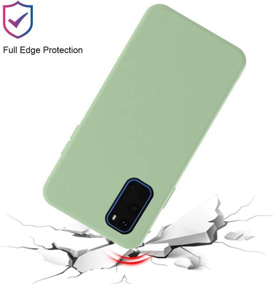 Samsung Galaxy S20 Hoesje - Groen - Siliconen Back Cover
