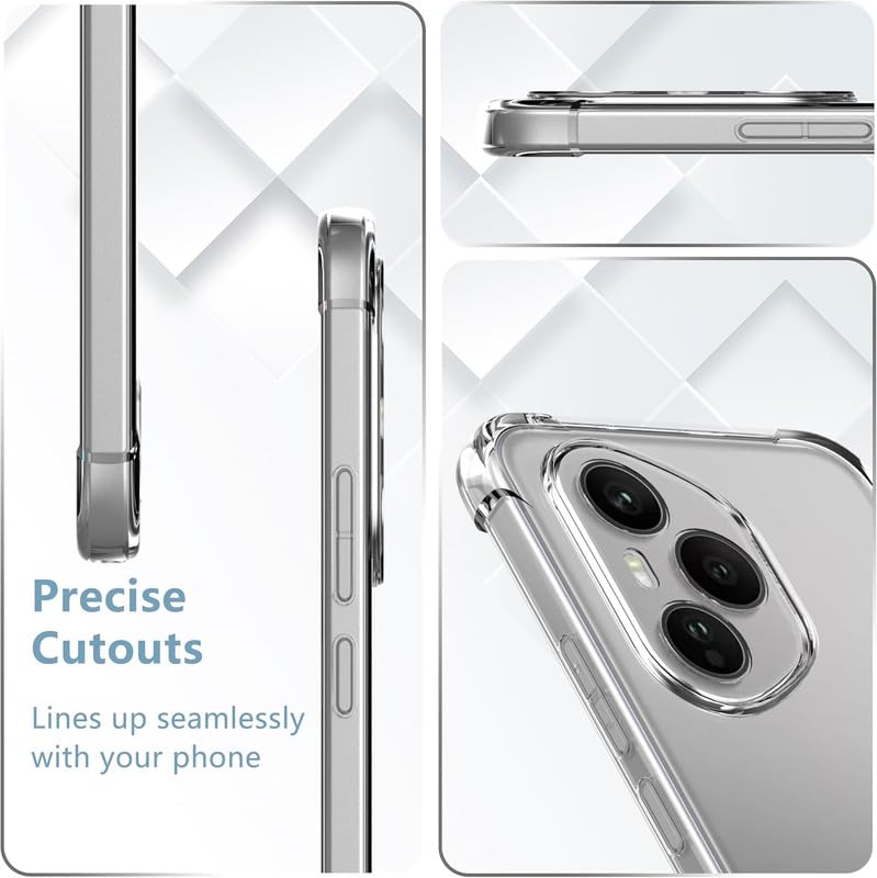 Honor 400 Pro 5G Hoesje - Transparant - Anti Shock Back Cover