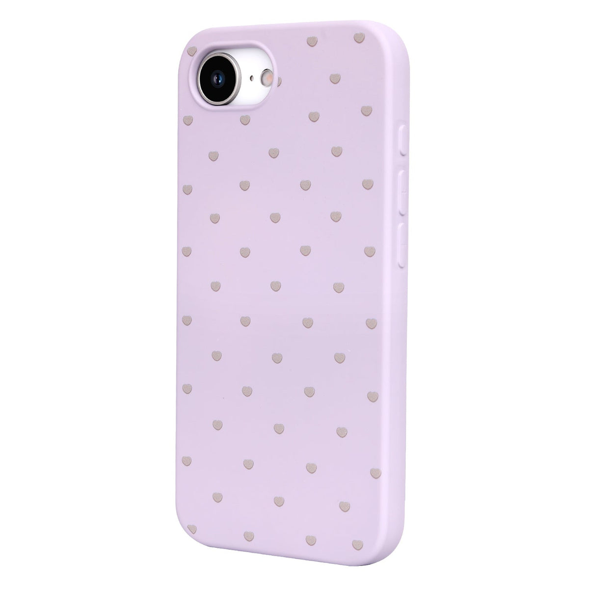 iPhone 17e Hoesje - Paars - Hartjes Back Cover