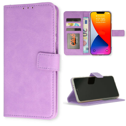 Apple iPhone 15 Pro Max Hoesje - Paars - Bookcase