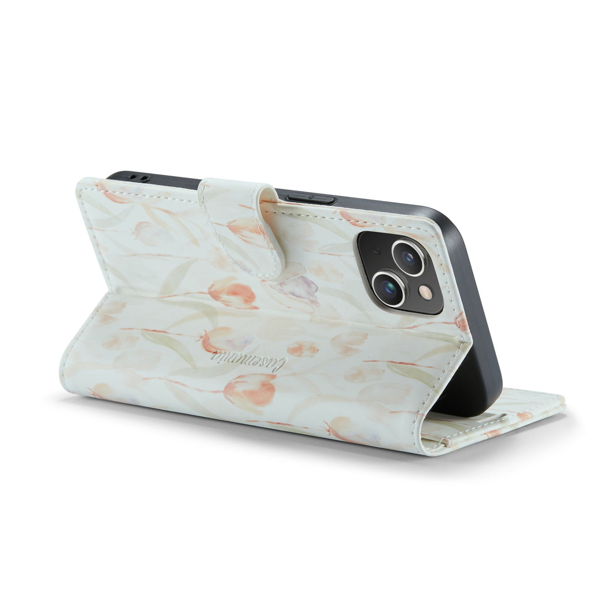 iPhone 14 Plus Hoesje - Tulpen Print - Bookcase