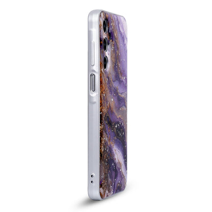 Samsung Galaxy A16 Hoesje - Paars - Marmer Back Cover