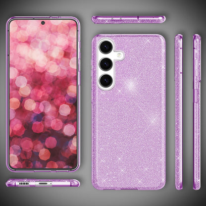 Samsung Galaxy A16 Hoesje - Paars - Glitter Back Cover