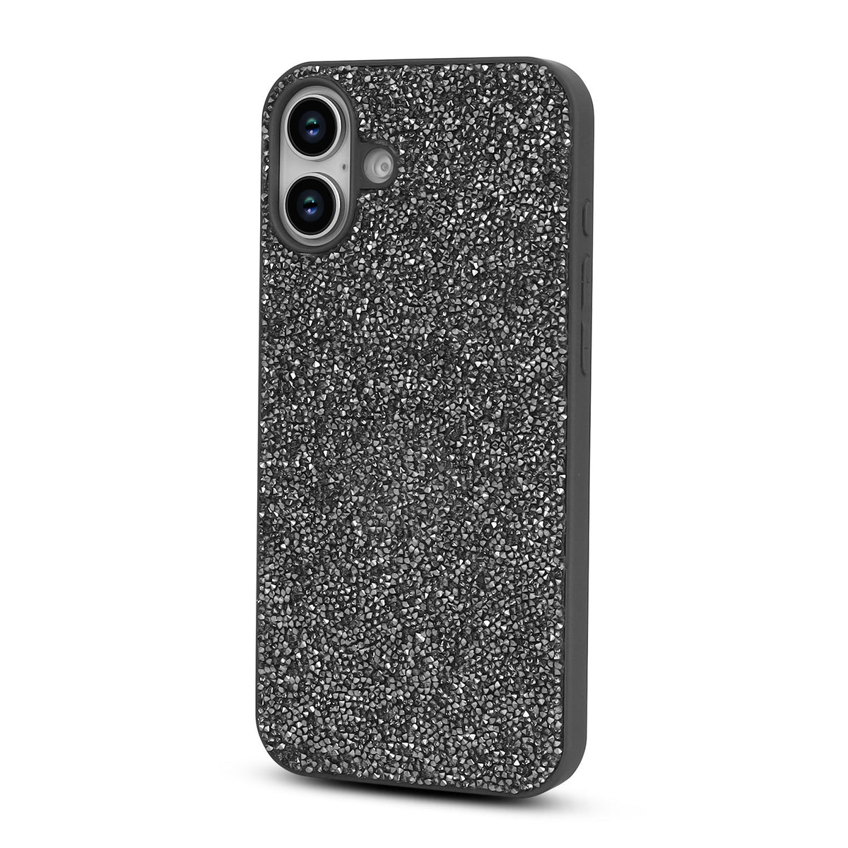 Apple iPhone 16 Plus Hülle - Silber - Diamant-Glitzer-Backcover