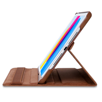 Apple iPad 7 10.2 (2019) Tablethoes - Sienna Brown - Draaibare Bookcase