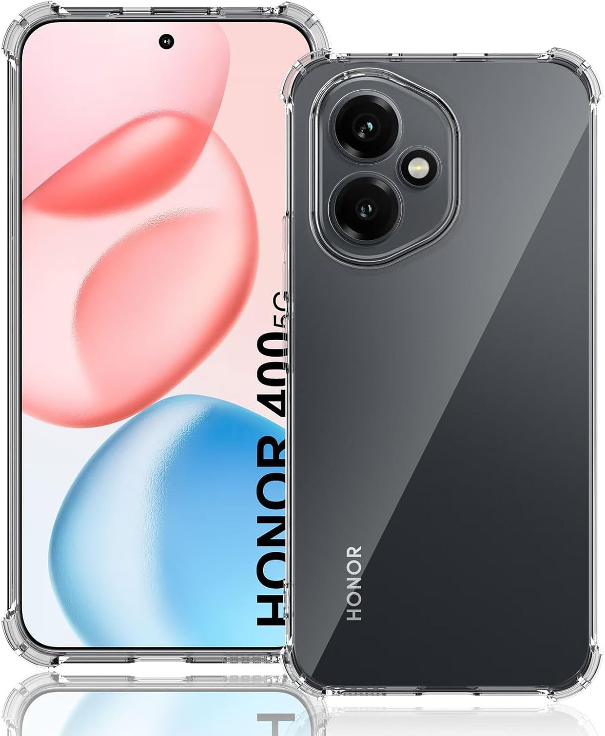 Honor 400 5G Hoesje - Transparant - Anti Shock Back Cover
