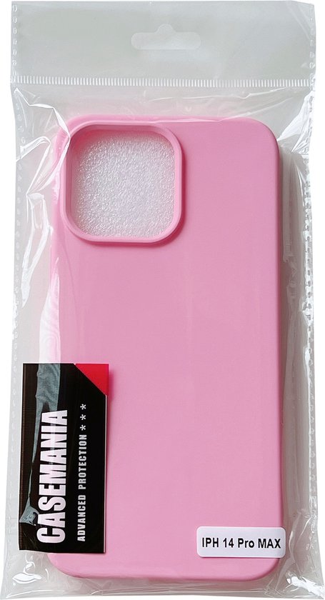 Apple iPhone 14 Pro Max Hoesje - Magenta - Siliconen Back Cover