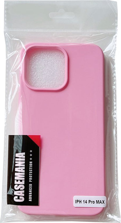Apple iPhone 14 Pro Max Hoesje - Magenta - Siliconen Back Cover