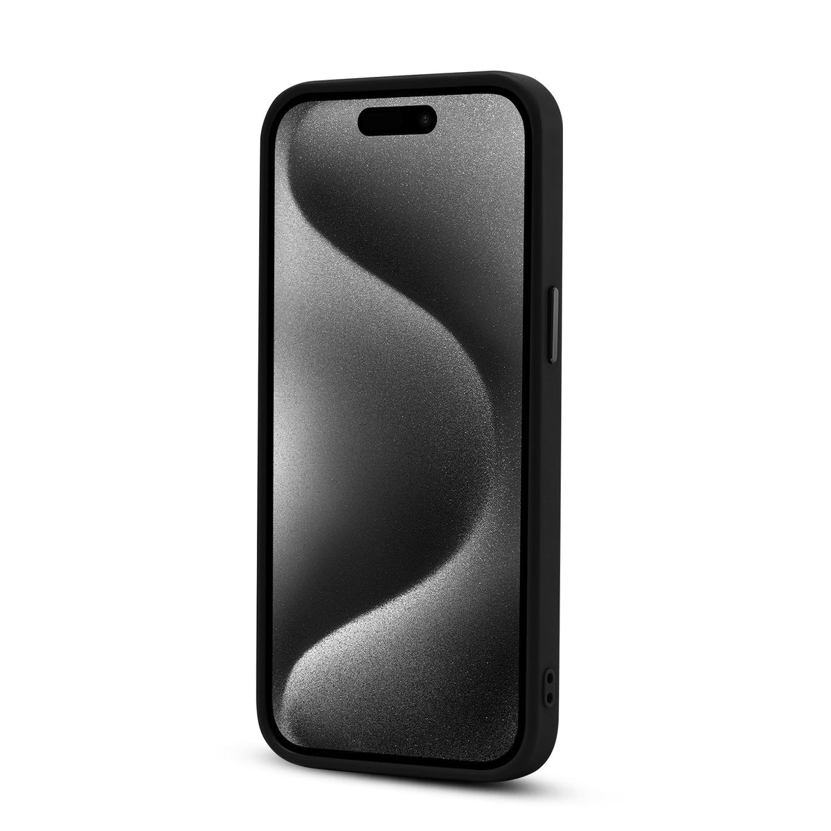 Apple iPhone 15 Pro Max Hoesje - Zwart - MagSafe Color Frame Back Cover met Camerabescherming