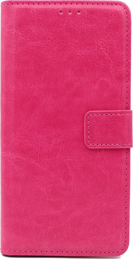 Apple iPhone 12 Mini Hülle - Rosa - Klapphülle mit Kartenfach
