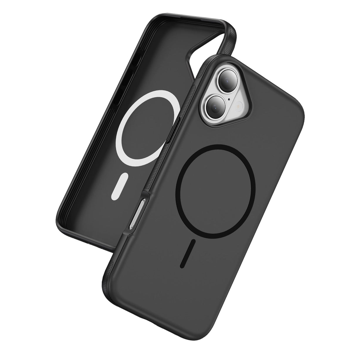 Apple iPhone 17 Hoesje - Zwart - Magnetische Liquid Siliconen MagSafe Back Cover