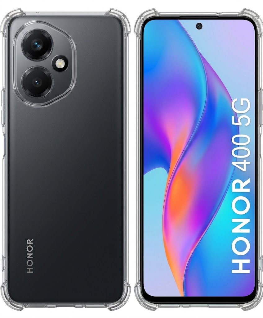 Honor 400 5G Hoesje - Transparant - Anti Shock Back Cover