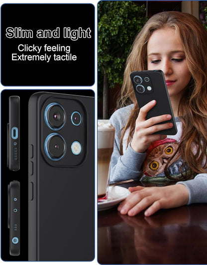 Xiaomi Redmi Note 13 Hoesje - Zwart - Siliconen Back Cover