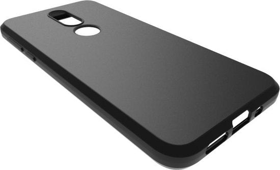 Nokia 7.1 Hoesje - Zwart - Siliconen Back Cover