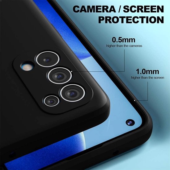Oppo Find X3 Lite 5G Hoesje - Zwart - Siliconen Back Cover