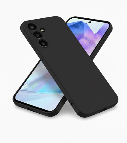 Samsung Galaxy A27 Hoesje - Zwart - Liquid Siliconen Camera Back Cover