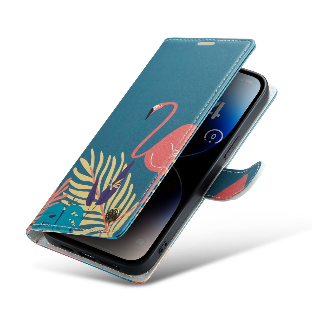 Apple iPhone 14 Pro Max Hoesje - Tropica - Print Bookcase