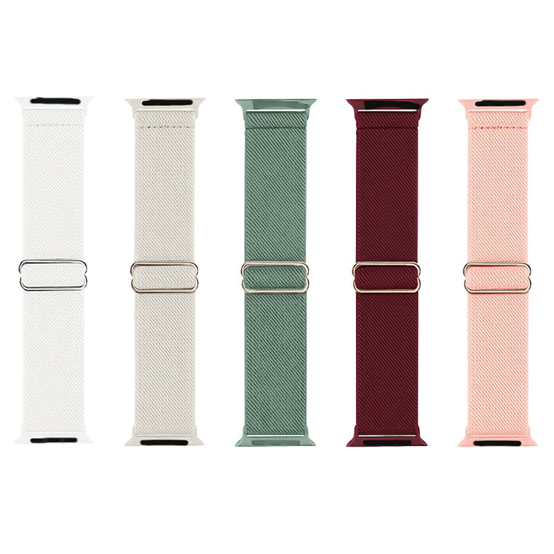 Apple Watch Bandje 44/45/46/49 mm - Hoco Fashion WA04 Nylon - Rood