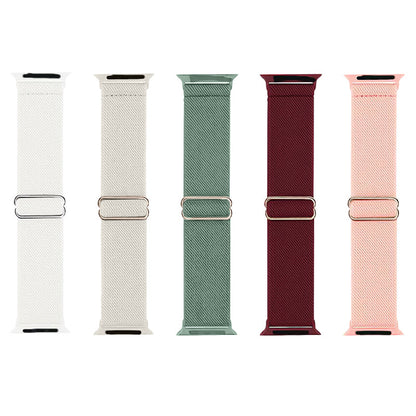 Apple Watch Bandje 44/45/46/49 mm - Hoco Fashion WA04 Nylon - Rood