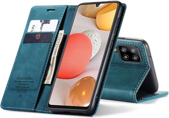 Samsung Galaxy A42 5G Hoesje - Emerald Green - Dunne Bookcase