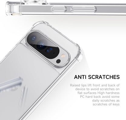 Google Pixel 9 Hoesje - Transparant - Anti-Shock Hybrid Back Cover