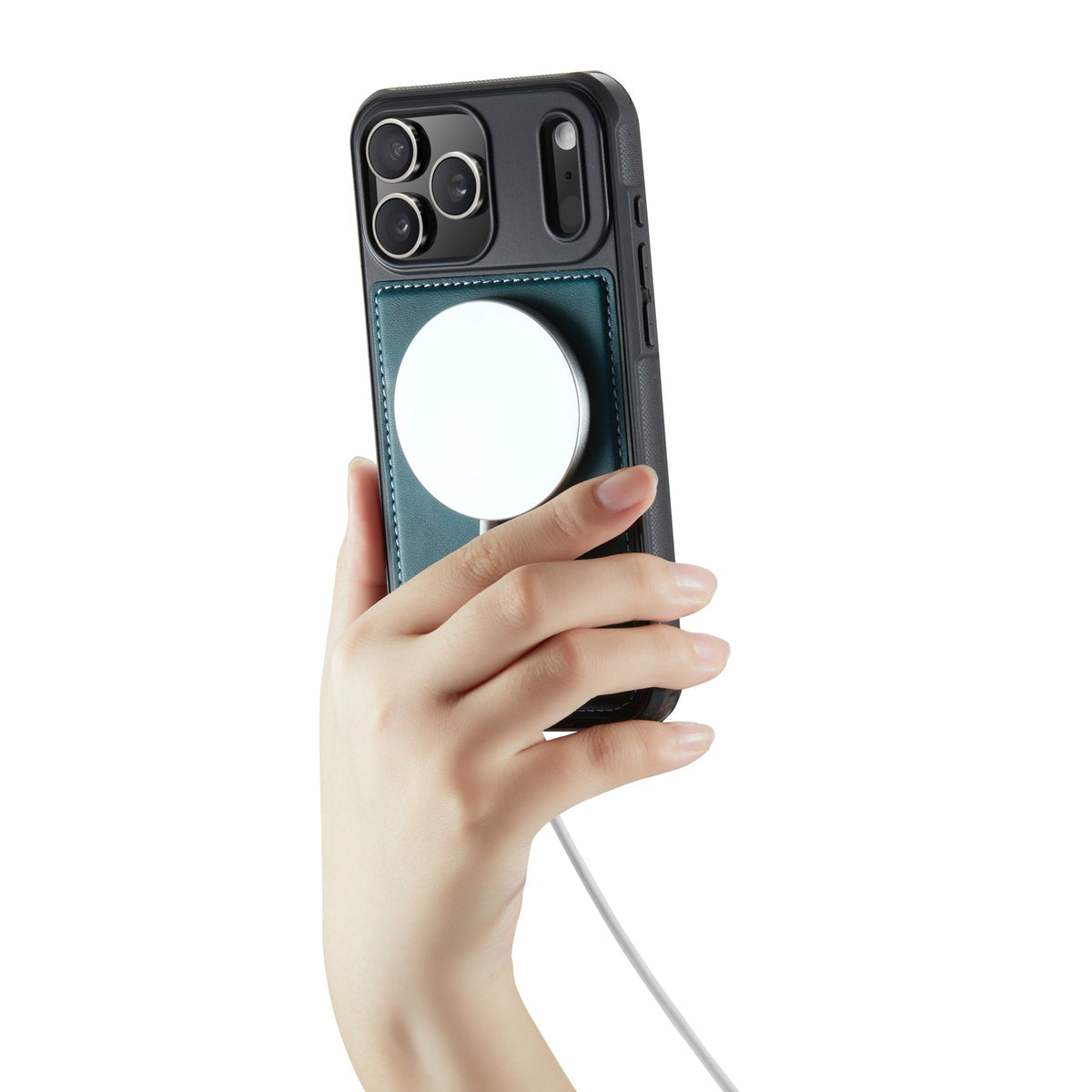 Apple iPhone 18 Pro Hoesje - Emerald Green - Luxe 2 in 1 MagSafe Bookcase