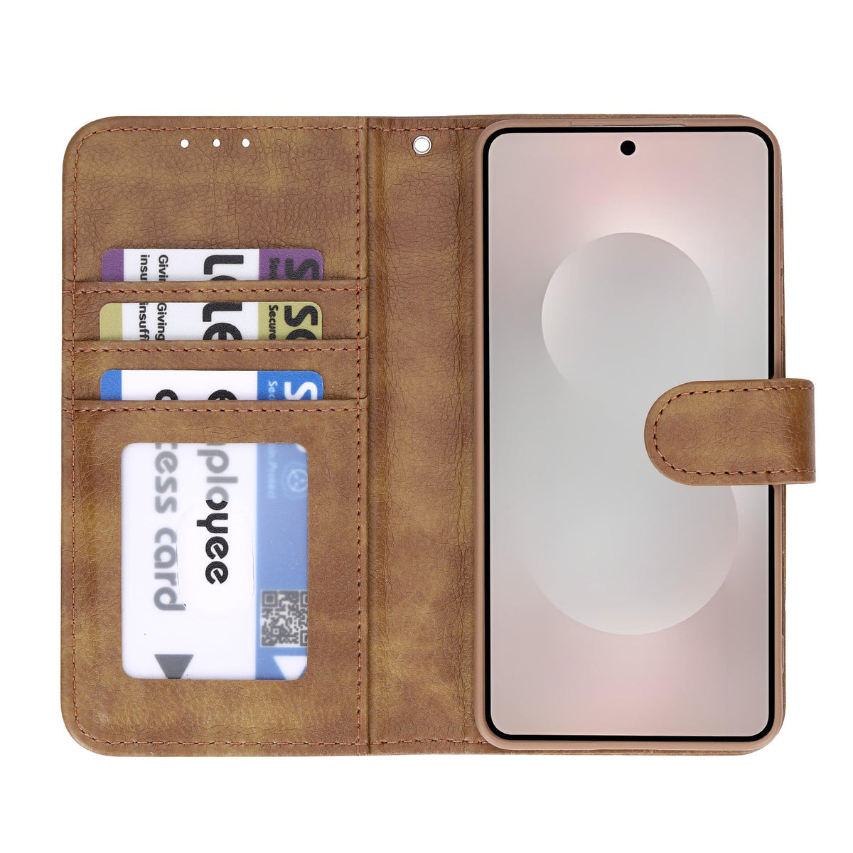 Samsung Galaxy A37 Hoesje - Bruin - Luxe Portemonnee Bookcase