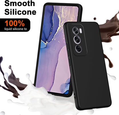 Oppo Reno 12 Hoesje - Zwart - Siliconen Back Cover