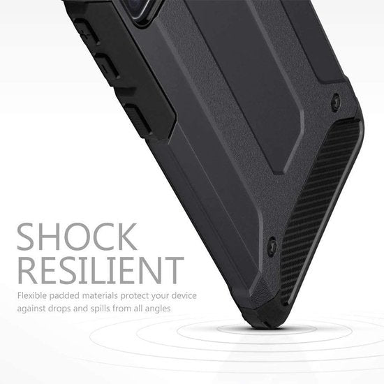 Samsung Galaxy S20 Hoesje - Zwart - Armor Back Cover