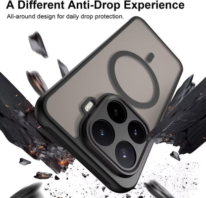 Xiaomi 17T Hoesje - Zwart - Matte Armor MagSafe Back Cover
