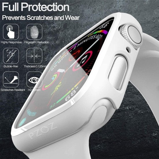 Apple Watch Series 5 (44 mm) Smartwatch Screenprotector - Tempered Glass - 1 Stuk
