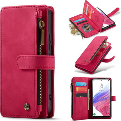 Apple iPhone 13 Pro Hoesje - Royal Fuchsia - Luxe Bookcase met Rits