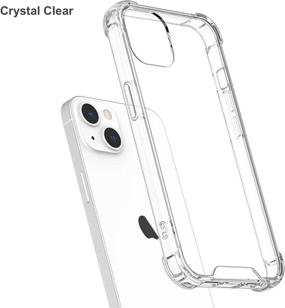 Apple iPhone 15 Plus Hülle - Transparent - Stoßfestes Hybrid-Backcover